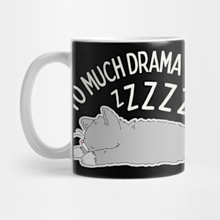 Lazy Sleeping Cat Mug